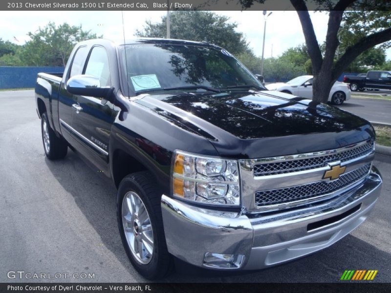 Black / Ebony 2013 Chevrolet Silverado 1500 LT Extended Cab