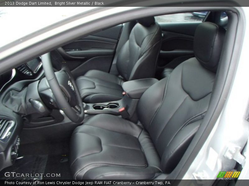 Bright Silver Metallic / Black 2013 Dodge Dart Limited