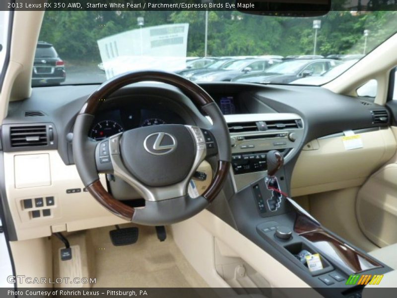 Dashboard of 2013 RX 350 AWD