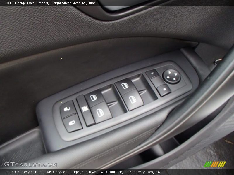 Bright Silver Metallic / Black 2013 Dodge Dart Limited