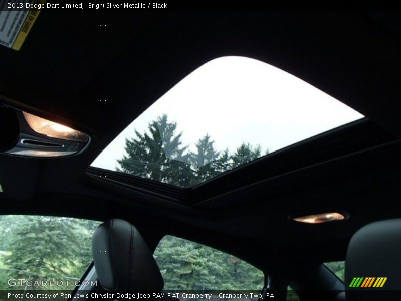 Bright Silver Metallic / Black 2013 Dodge Dart Limited