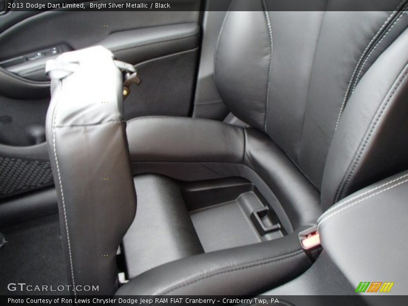 Bright Silver Metallic / Black 2013 Dodge Dart Limited