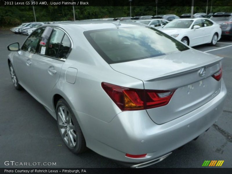 Liquid Platinum / Black 2013 Lexus GS 350 AWD