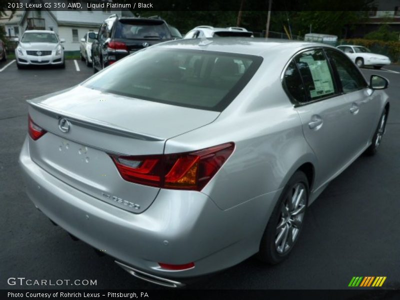 Liquid Platinum / Black 2013 Lexus GS 350 AWD