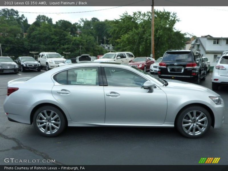 Liquid Platinum / Black 2013 Lexus GS 350 AWD
