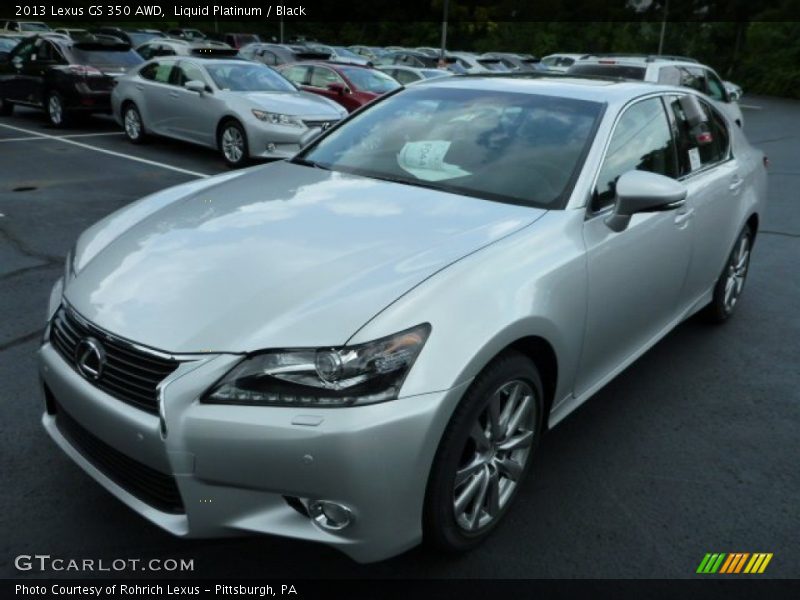 Liquid Platinum / Black 2013 Lexus GS 350 AWD