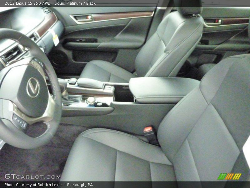 Liquid Platinum / Black 2013 Lexus GS 350 AWD