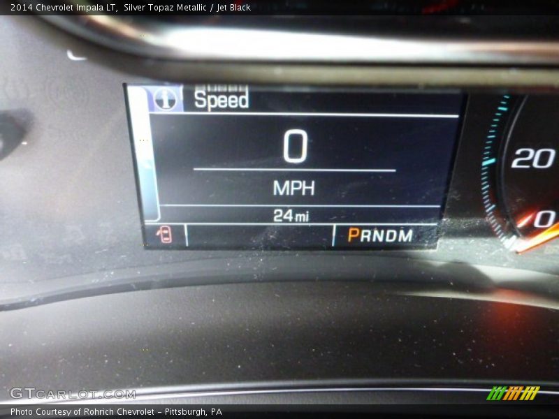 Silver Topaz Metallic / Jet Black 2014 Chevrolet Impala LT