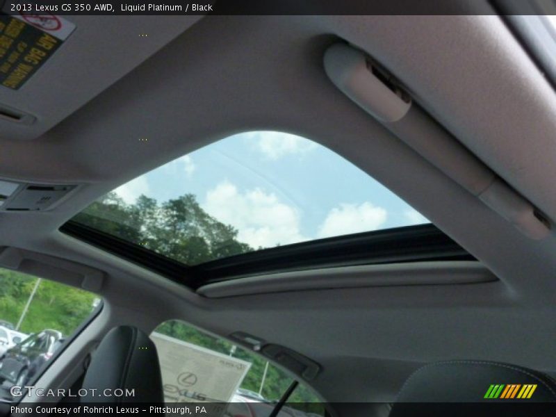 Liquid Platinum / Black 2013 Lexus GS 350 AWD