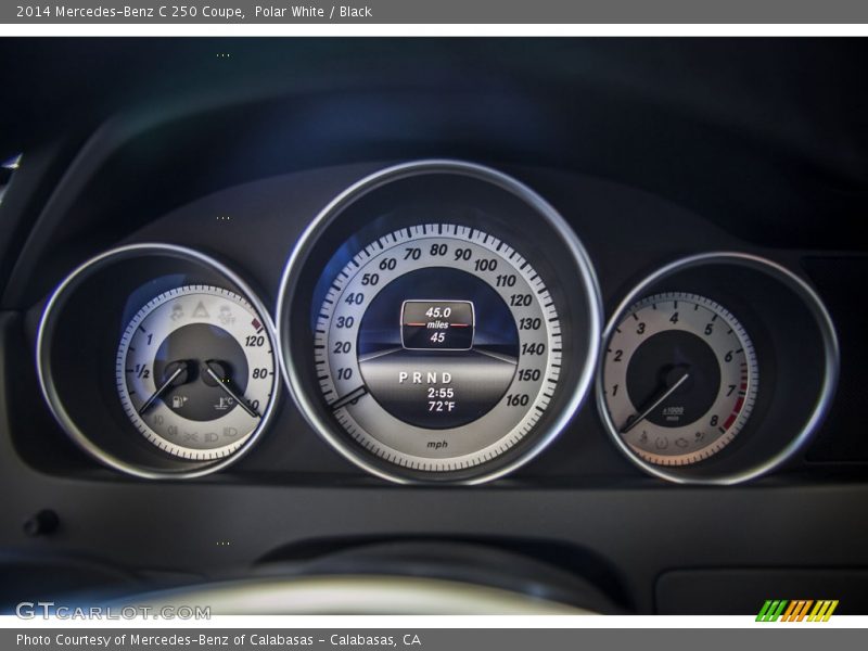 Polar White / Black 2014 Mercedes-Benz C 250 Coupe