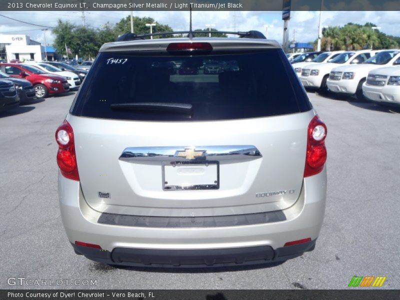 Champagne Silver Metallic / Light Titanium/Jet Black 2013 Chevrolet Equinox LT