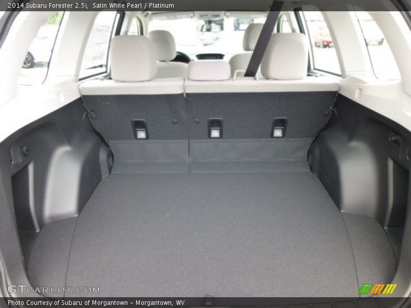 Satin White Pearl / Platinum 2014 Subaru Forester 2.5i