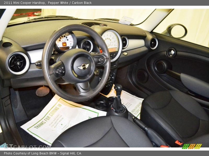 Pepper White / Carbon Black 2011 Mini Cooper Hardtop