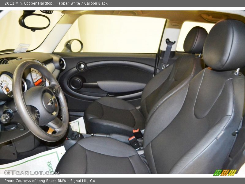 Pepper White / Carbon Black 2011 Mini Cooper Hardtop