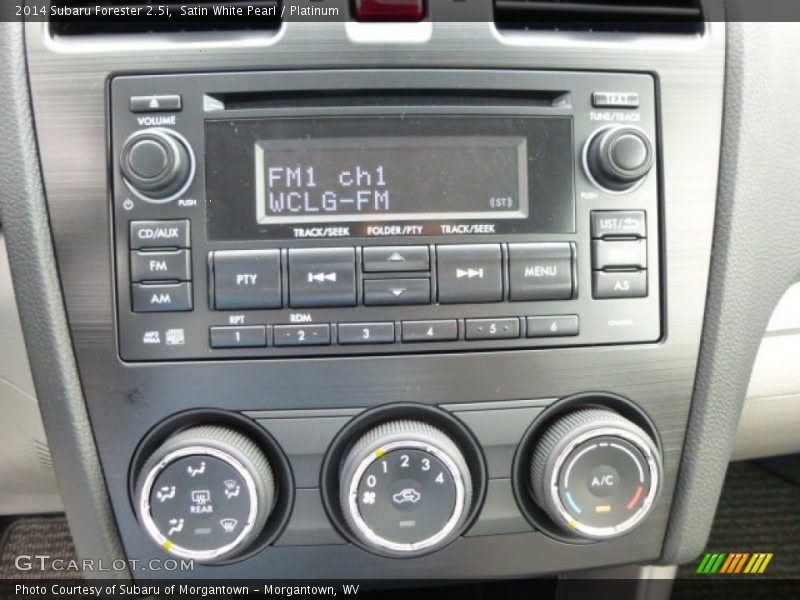 Satin White Pearl / Platinum 2014 Subaru Forester 2.5i