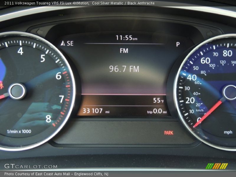 Cool Silver Metallic / Black Anthracite 2011 Volkswagen Touareg VR6 FSI Lux 4XMotion