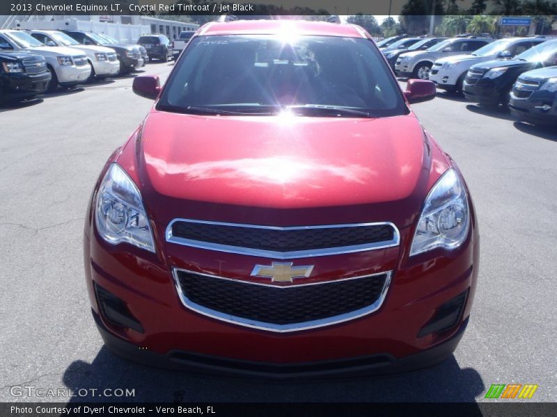 Crystal Red Tintcoat / Jet Black 2013 Chevrolet Equinox LT