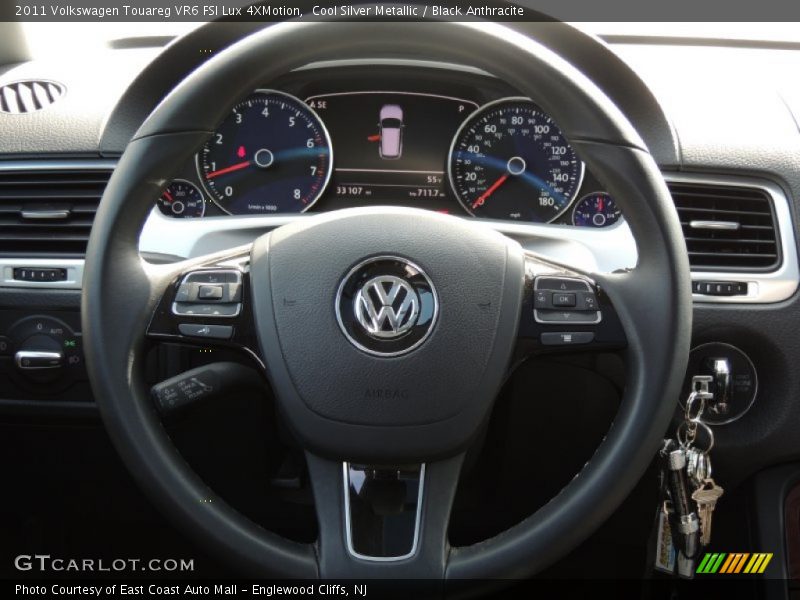 Cool Silver Metallic / Black Anthracite 2011 Volkswagen Touareg VR6 FSI Lux 4XMotion
