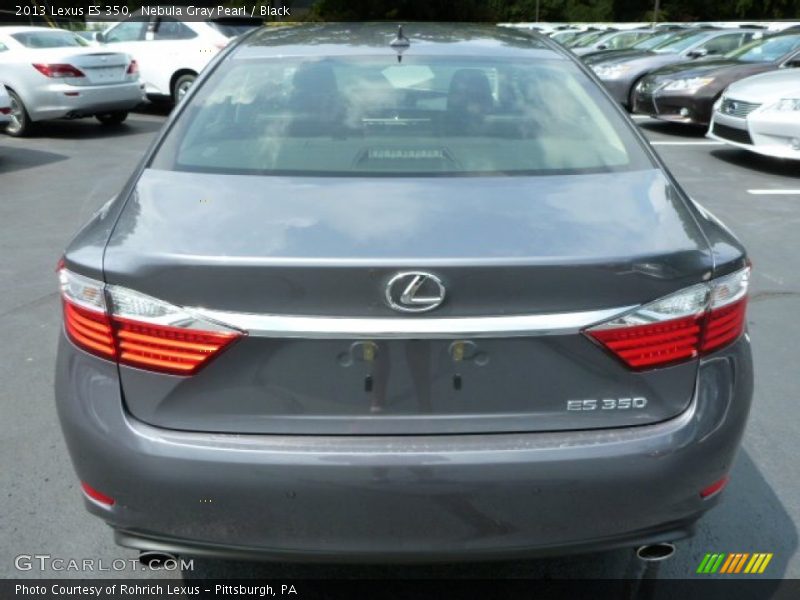 Nebula Gray Pearl / Black 2013 Lexus ES 350