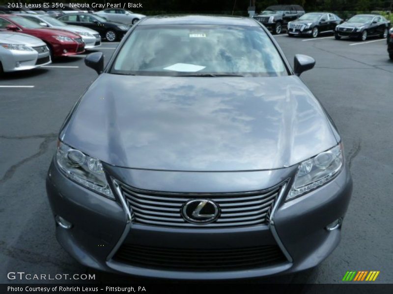 Nebula Gray Pearl / Black 2013 Lexus ES 350