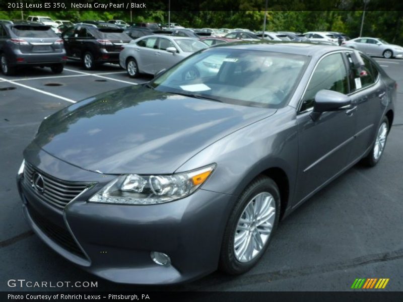 Nebula Gray Pearl / Black 2013 Lexus ES 350