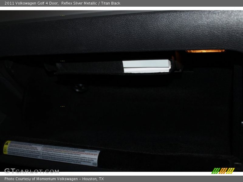 Reflex Silver Metallic / Titan Black 2011 Volkswagen Golf 4 Door