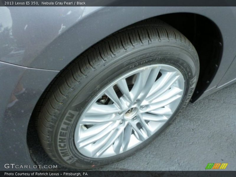 Nebula Gray Pearl / Black 2013 Lexus ES 350