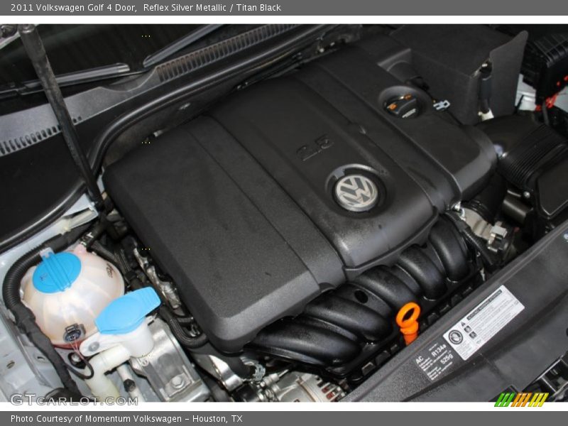 Reflex Silver Metallic / Titan Black 2011 Volkswagen Golf 4 Door
