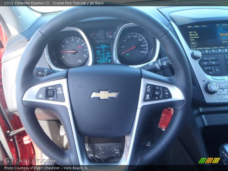 Crystal Red Tintcoat / Jet Black 2013 Chevrolet Equinox LT