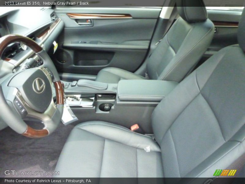 Nebula Gray Pearl / Black 2013 Lexus ES 350