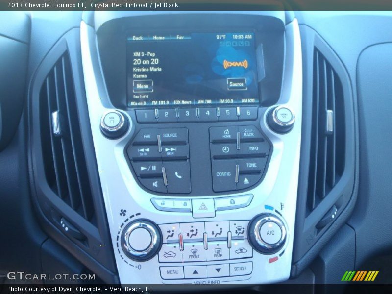 Crystal Red Tintcoat / Jet Black 2013 Chevrolet Equinox LT