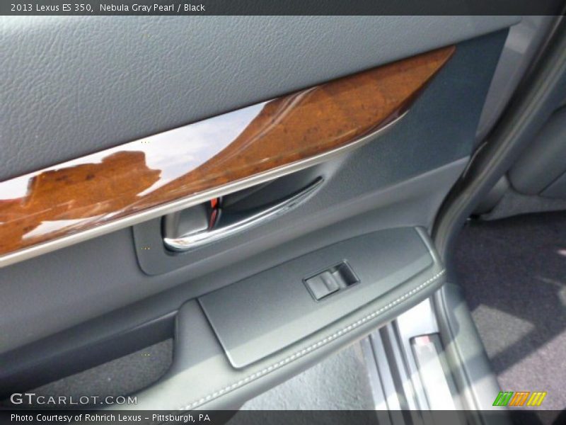 Nebula Gray Pearl / Black 2013 Lexus ES 350
