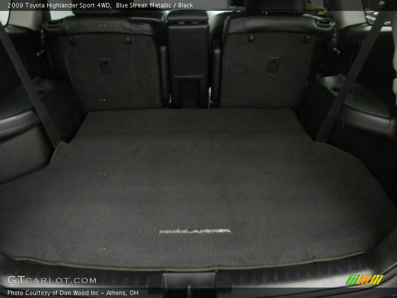 Blue Streak Metallic / Black 2009 Toyota Highlander Sport 4WD
