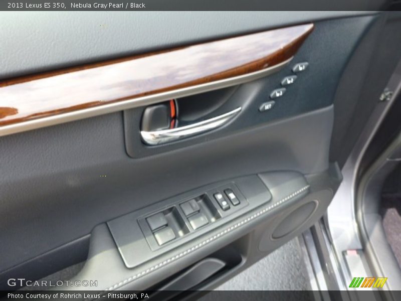 Nebula Gray Pearl / Black 2013 Lexus ES 350