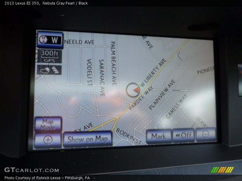 Nebula Gray Pearl / Black 2013 Lexus ES 350