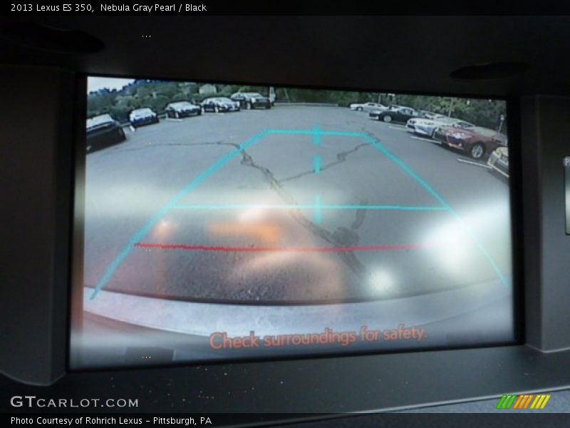 Nebula Gray Pearl / Black 2013 Lexus ES 350