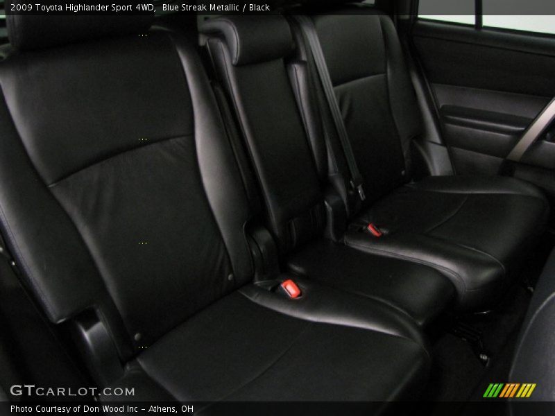 Blue Streak Metallic / Black 2009 Toyota Highlander Sport 4WD