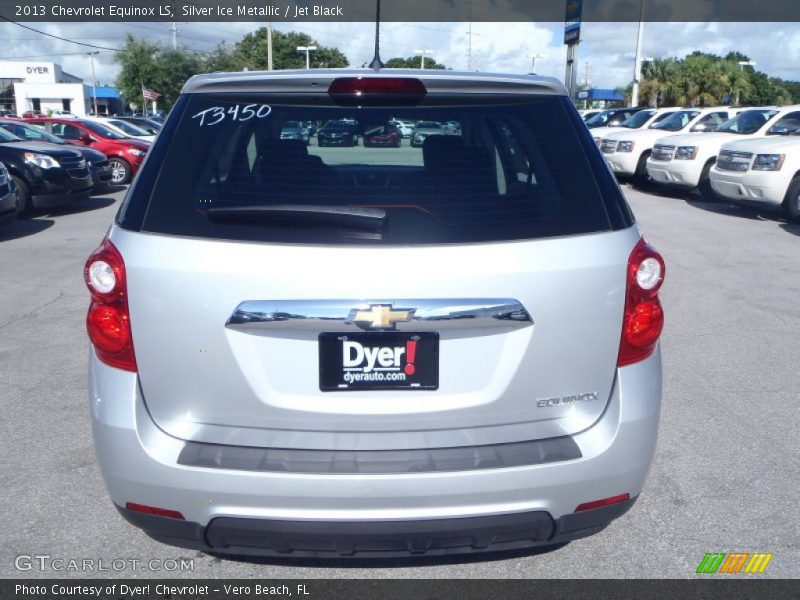 Silver Ice Metallic / Jet Black 2013 Chevrolet Equinox LS