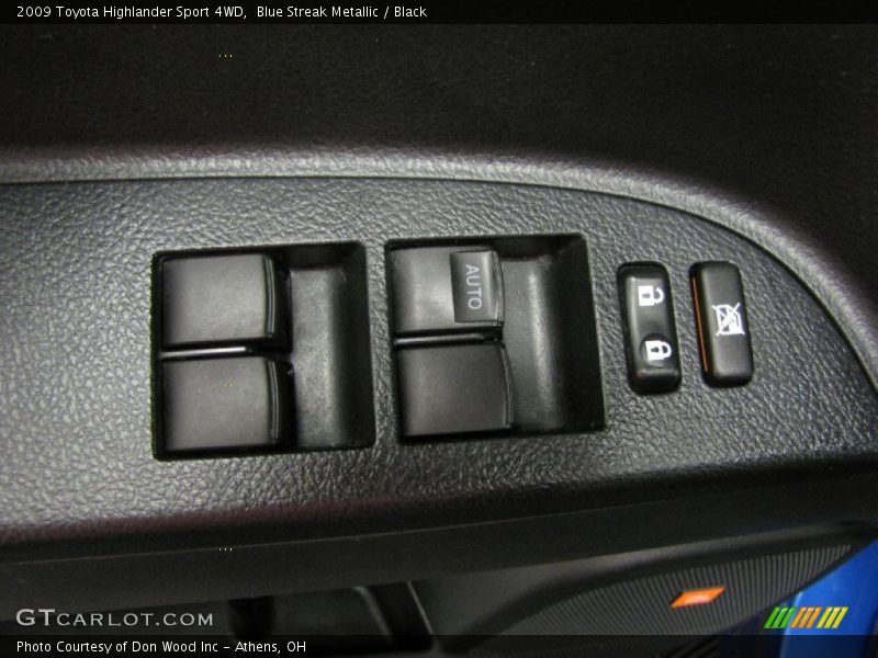 Blue Streak Metallic / Black 2009 Toyota Highlander Sport 4WD