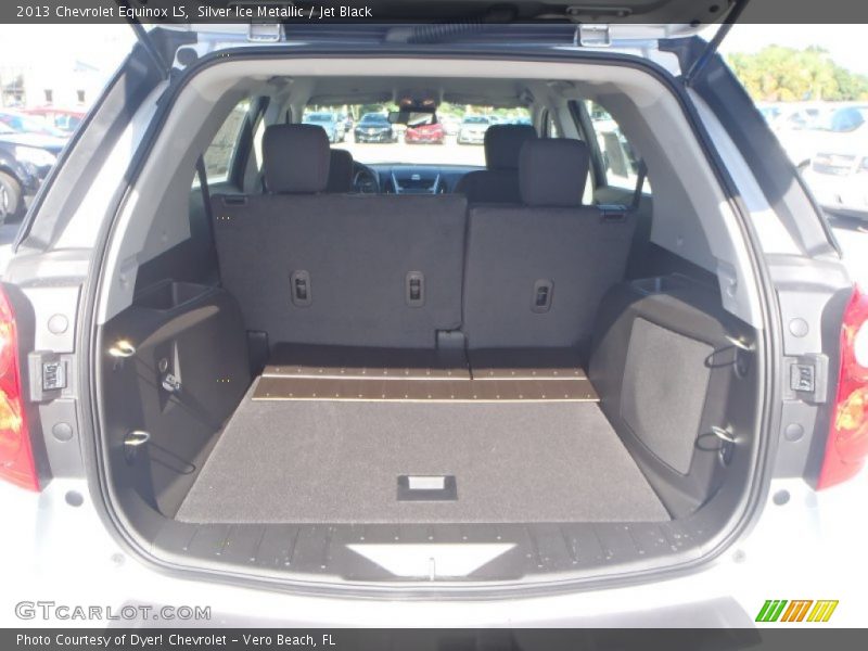 Silver Ice Metallic / Jet Black 2013 Chevrolet Equinox LS