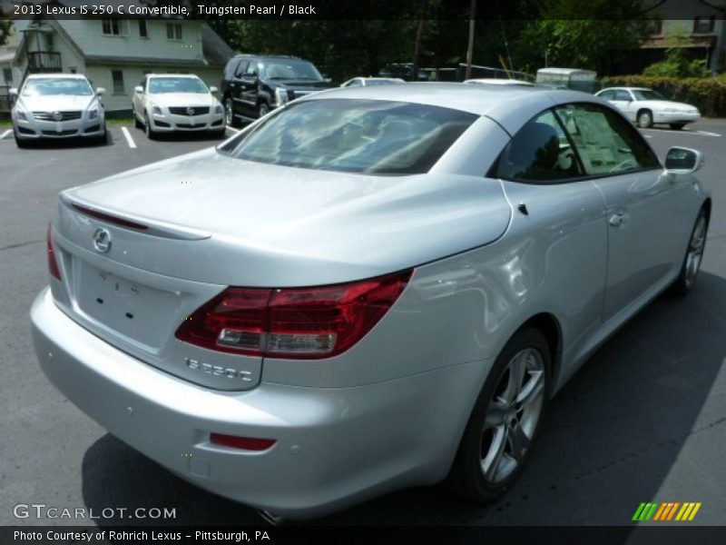 Tungsten Pearl / Black 2013 Lexus IS 250 C Convertible