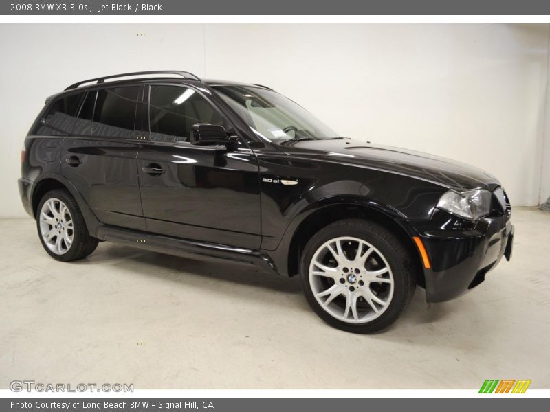 Jet Black / Black 2008 BMW X3 3.0si