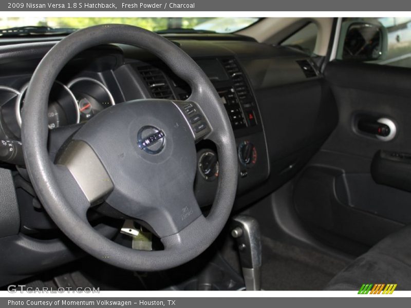 Fresh Powder / Charcoal 2009 Nissan Versa 1.8 S Hatchback