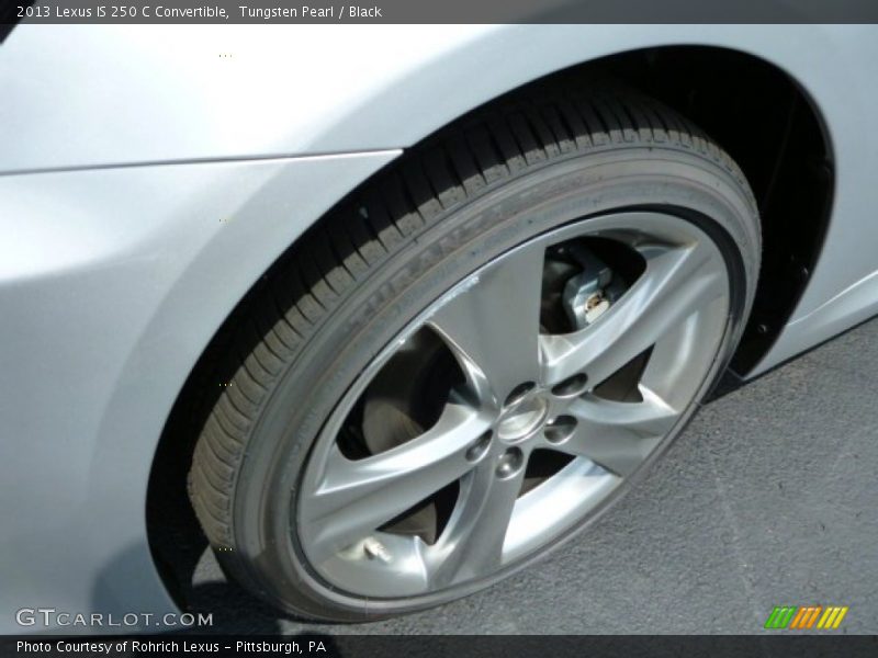 Tungsten Pearl / Black 2013 Lexus IS 250 C Convertible