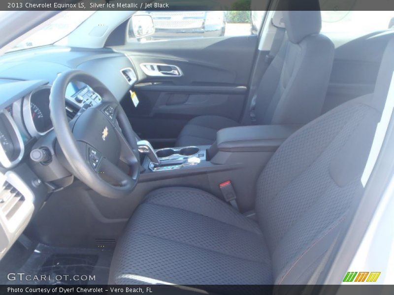 Silver Ice Metallic / Jet Black 2013 Chevrolet Equinox LS