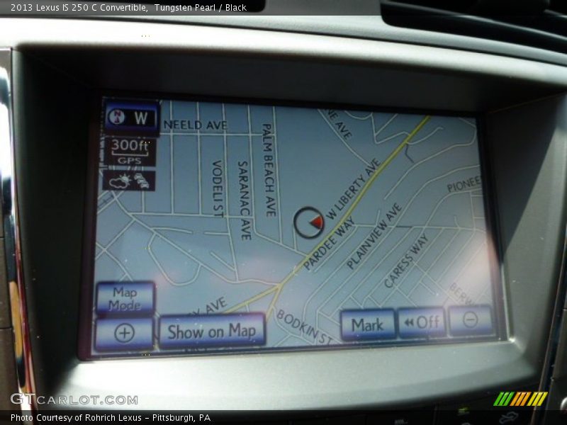 Tungsten Pearl / Black 2013 Lexus IS 250 C Convertible