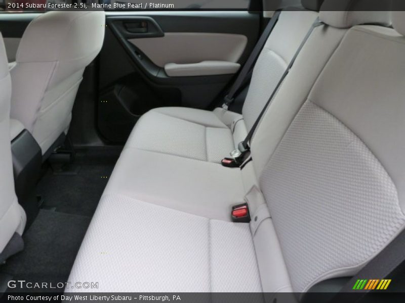 Marine Blue Pearl / Platinum 2014 Subaru Forester 2.5i