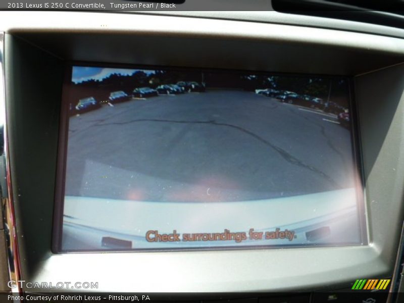 Tungsten Pearl / Black 2013 Lexus IS 250 C Convertible
