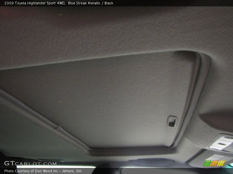 Blue Streak Metallic / Black 2009 Toyota Highlander Sport 4WD