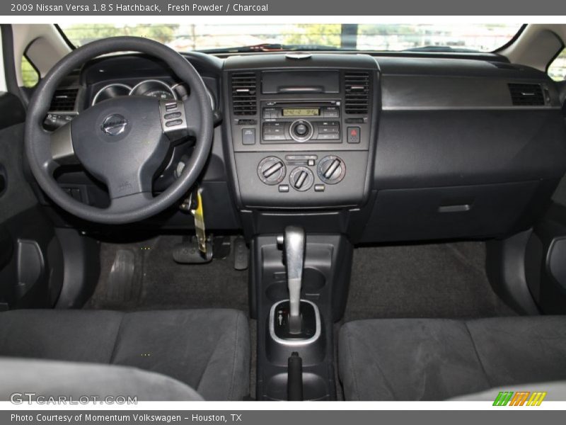 Fresh Powder / Charcoal 2009 Nissan Versa 1.8 S Hatchback